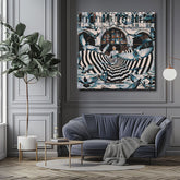 Painting by numbers pigeons I